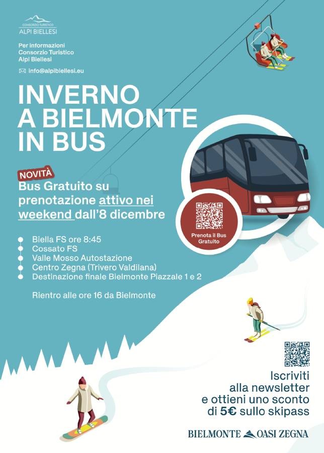 Locandina Bus gratuito Bielmonte
