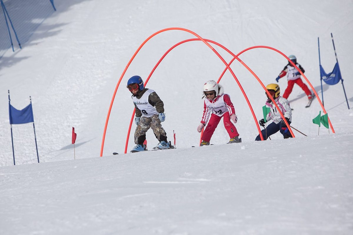 Bambini al campo scuola di Bielmonte